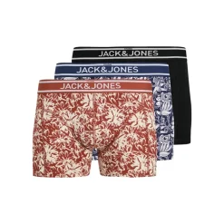 Herre Retro Blomst Tre Pak Boxer Trusser Ocean Cavern/​Arabian Spice/​Sort