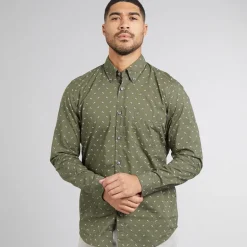 Herre Rickert Skjorte Open Green