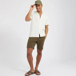 Herre Ripley Skjorter med korte ærmer Hvid