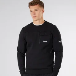 Herre Rissio Utility Sweatshirt Sort