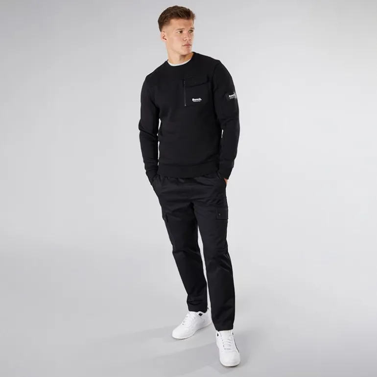 Herre Rissio Utility Sweatshirt Sort