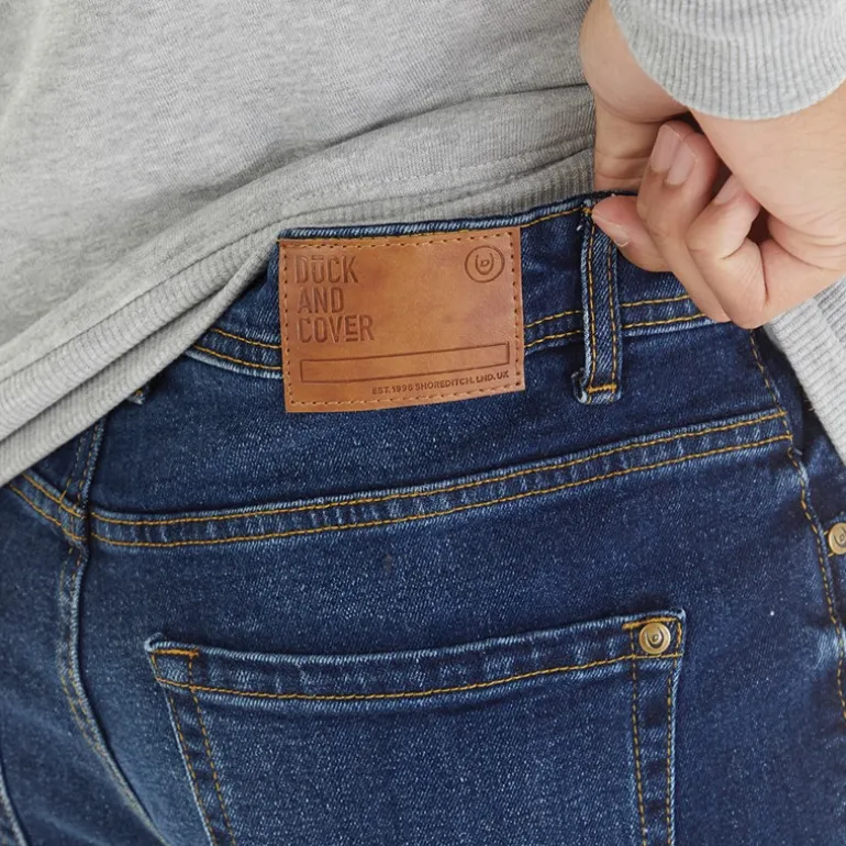 Herre Rushawn Jeans med afslappet pasform Mid Wash