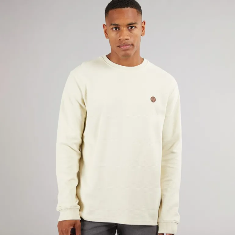 Herre Salupe Sweatshirt Hvid Asparges