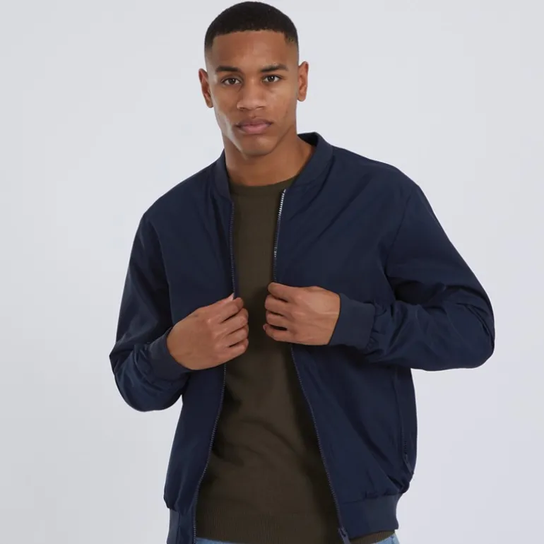 Herre Sanjay Bomberjakke Blå