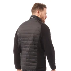 Herre Saunter Hybrid Polstret Jakke Sort