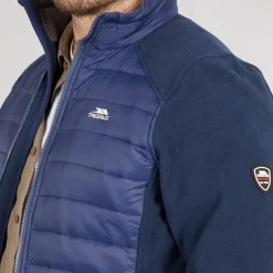 Herre Saunter Hybrid Vatteret Jakke Blå