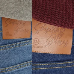 Herre Sazzi To-pak Straight Fit Jeans Mørk Vask/Stenvask