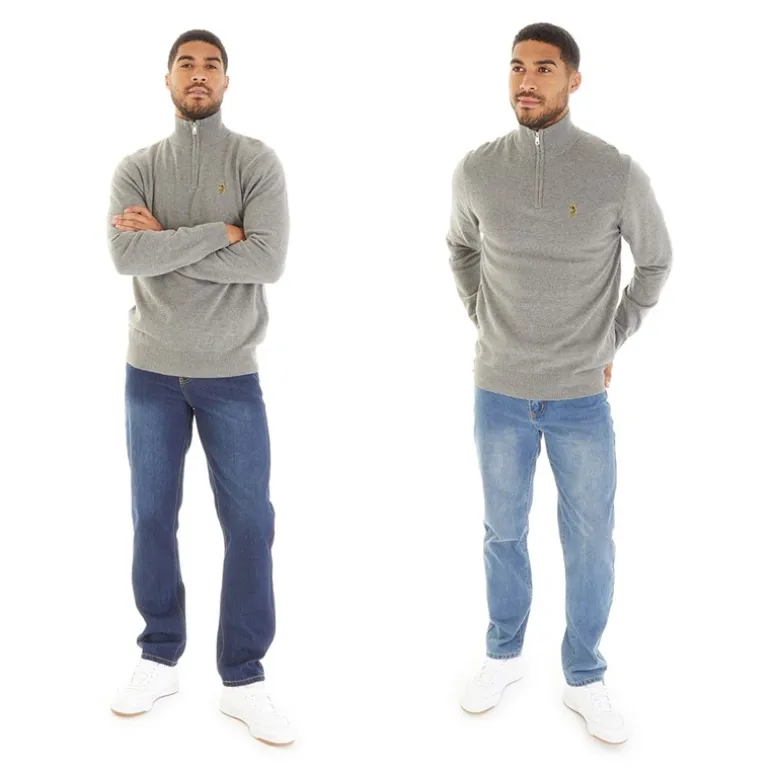 Herre Sazzi To-pak Straight Fit Jeans Mørk Vask/Stenvask