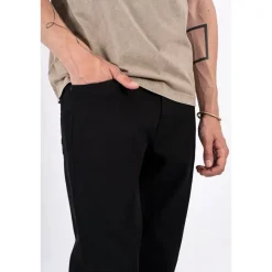 Herre Sebb Jeans Med Lige Ben Sort