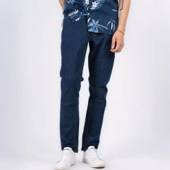 Herre Sebb Jeans Med Lige Ben Blå