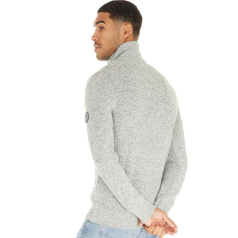 Herre Shane Strikket Trøje Sølv Birke