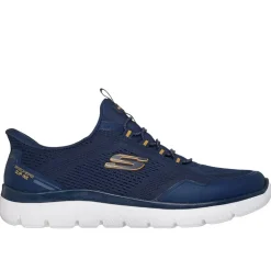 Herre Skechers Summits Slip In Sneakers Navy