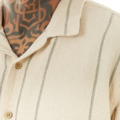 Herre Soresi Skjorter med korte ærmer Lys Beige