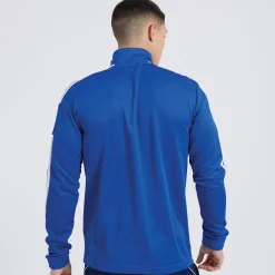 Herre Squadra 21 1/​4 Zip Træningstop Royal Blue/​Hvid