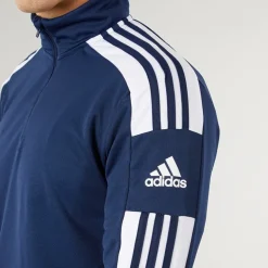 Herre Squadra 21 1/​4 Zip træningstop Navy/​Hvid