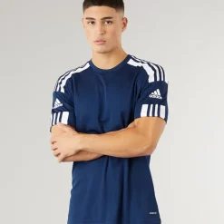 Herre Squadra 21 T Shirt Team Navy Blue/Hvid