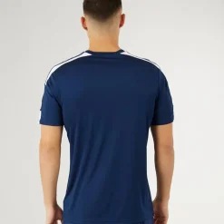 Herre Squadra 21 T Shirt Team Navy Blue/​Hvid