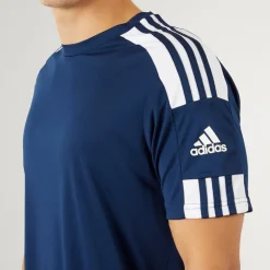 Herre Squadra 21 T Shirt Team Navy Blue/​Hvid