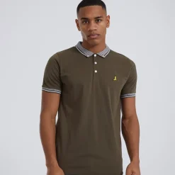 Herre Story Polo Khaki