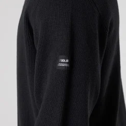 Herre strik pullover sweater True Black
