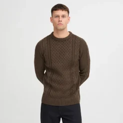 Herre striktrøje Turkish Coffee