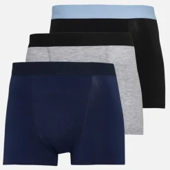 Herre Syers tre pak boxers Sort/​Grey Marl/​Navy