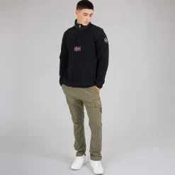 Herre Tev Polar 1/​2 Zip Sweatshirt Sort