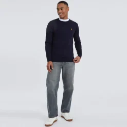 Herre Theory Rundhals Trøje Blå