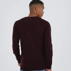 Herre Theory Rundhals Trøje Blodrød