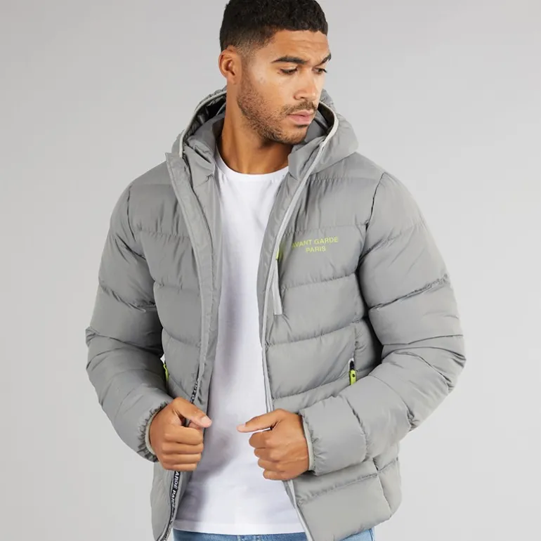 Herre Thor Puffer Jakke Slate