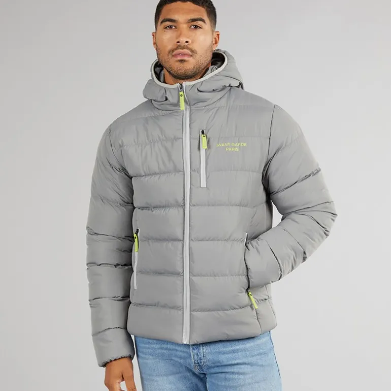 Herre Thor Puffer Jakke Slate