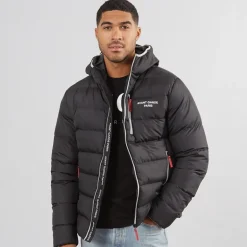 Herre Thor Puffer Jakke Sort