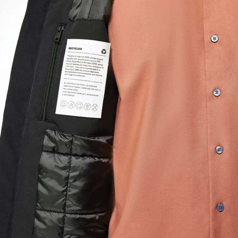 Herre Tiam Function Stretch Rec Jakke Sort