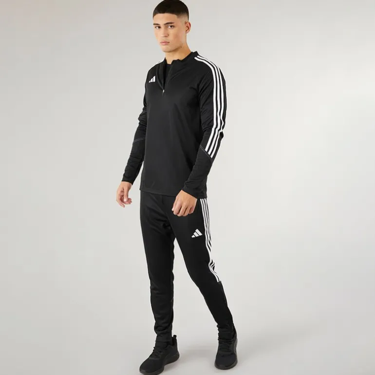 Herre Tiro 23 Club træningsbukser Sort/Hvid