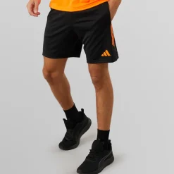 Herre Tiro 23 Club Træningsshorts Sort/Signal Orange