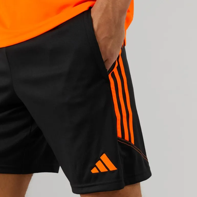 Herre Tiro 23 Club Træningsshorts Sort/Signal Orange