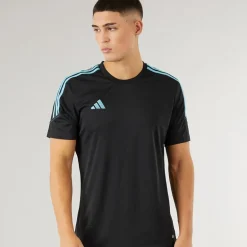 Herre Tiro 23 Club T-shirt Sort/​Preloved Blue