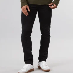 Herre Tot Hybrid Jeans Med Lige Ben Sort