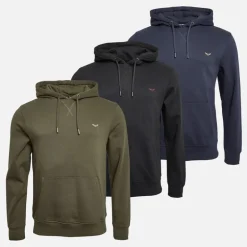 Herre Tre Pakke Trifoliate Hættetrøjer Sort / Marineblå / Khaki