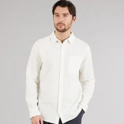 Herre Trypto Langærmet Skjorte Off White