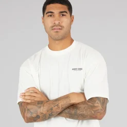 Herre T-shirt Créme