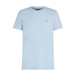 Herre T-shirt med tekstur slub breezy blå