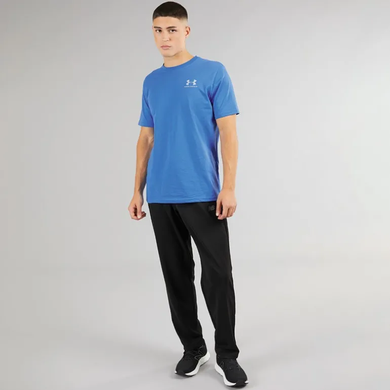 Herre UA Sportstyle Venstre Bryst Kortærmet T-shirt Blå Atlantis/Blå Rolig