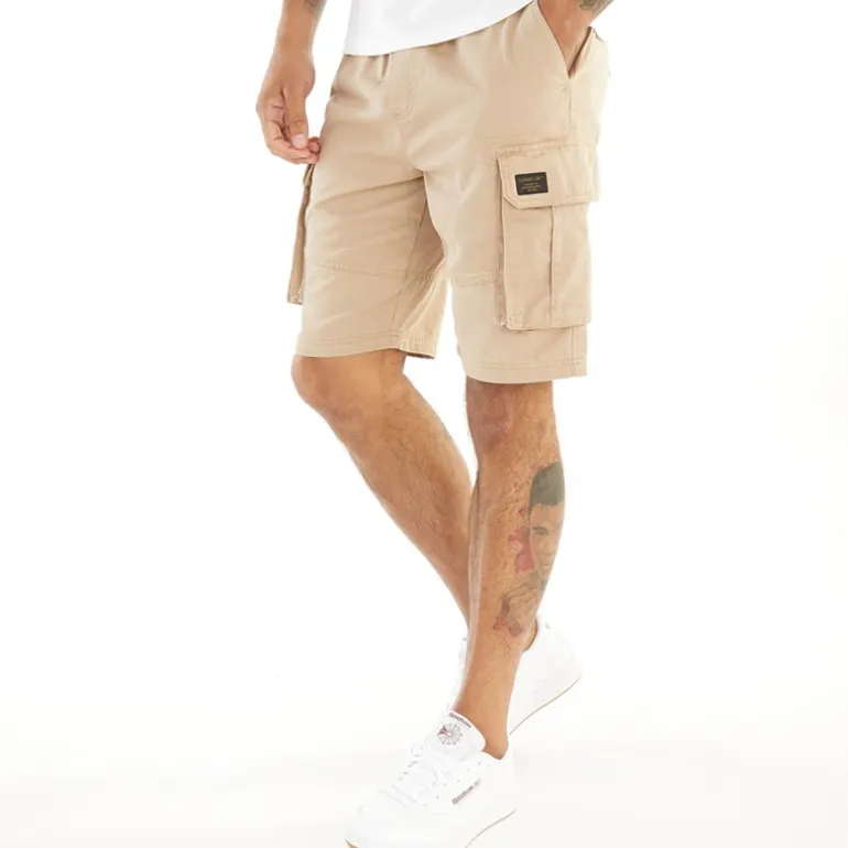 Herre Utility Cargo Shorts Sten