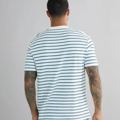 Herre Vaffel Stribet T-shirt Snow White