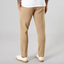 Herre Vesterbro Joggingbukser Med Åben Kant Silver Mink/​Hvid