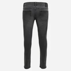 Herre Warp Skinny Sorte Jeans i Sort Denim