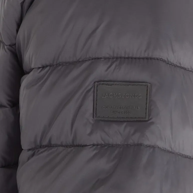 Herre Wayne Hooded Puffer Jakke Sort