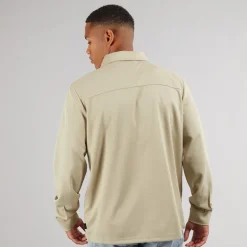 Herre Yuno Overshirt Irish Cream