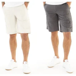 Herre Zeus Cargo Shorts Topak Asphalt/​Måneskin